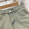 Retro High-Waisted Denim Shorts